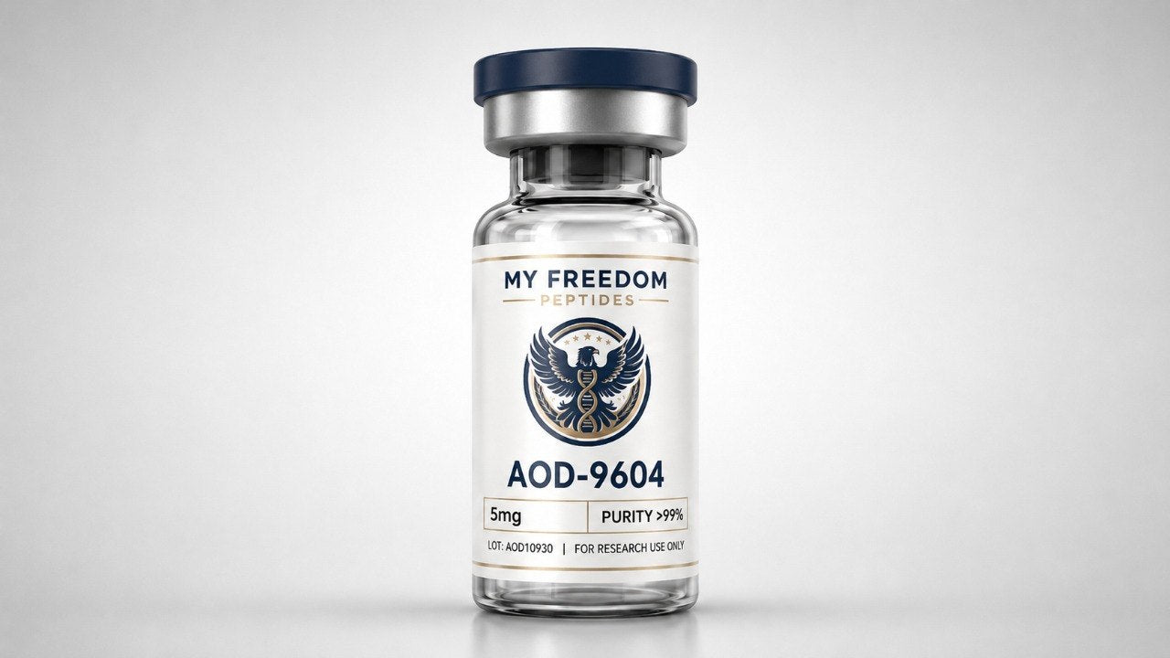 My Freedom Peptides AOD-9604 5mg research vial